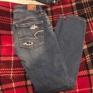 American Eagle super super stretch jeans